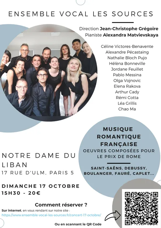 Affiche : Musique romantique française