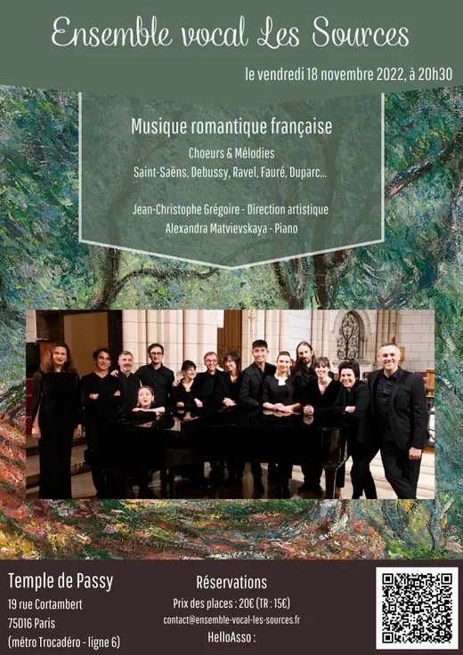 Affiche : Musique romantique française