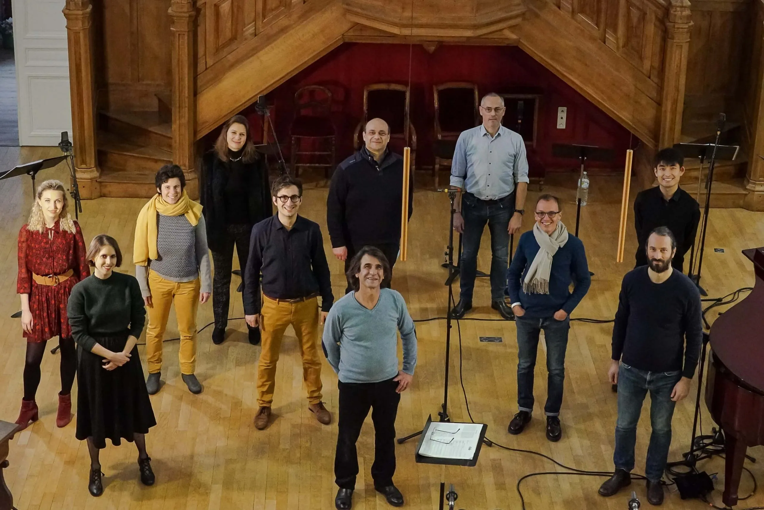 Séance d’enregistrement de Saint-Saëns au Temple de Plaisance