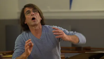 Jean-Christophe Grégoire dirigeant l’ensemble