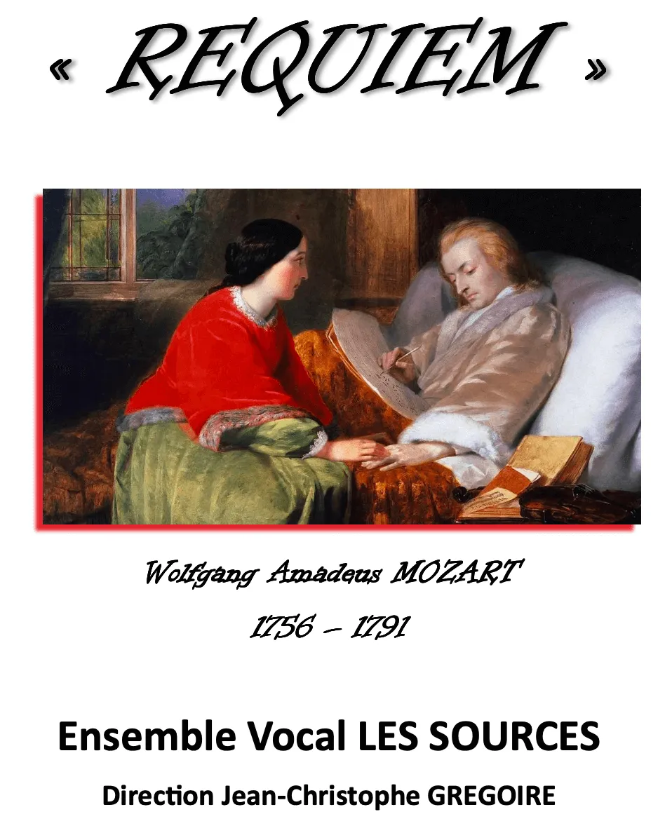 Visuel du projet Requiem de Mozart de l’Ensemble vocal Les Sources
