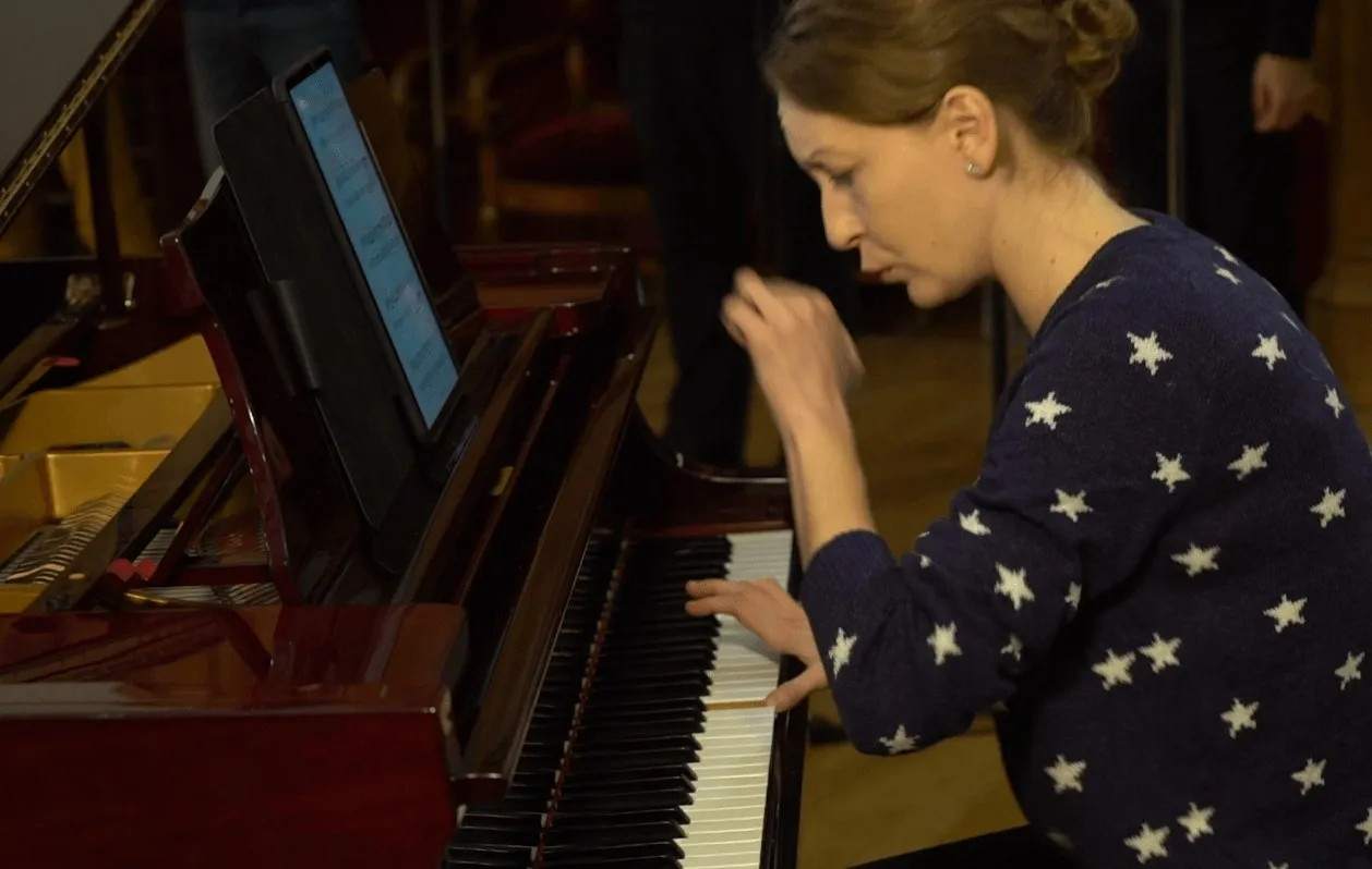 Séance d’enregistrement de Saint-Saëns au Temple de Plaisance